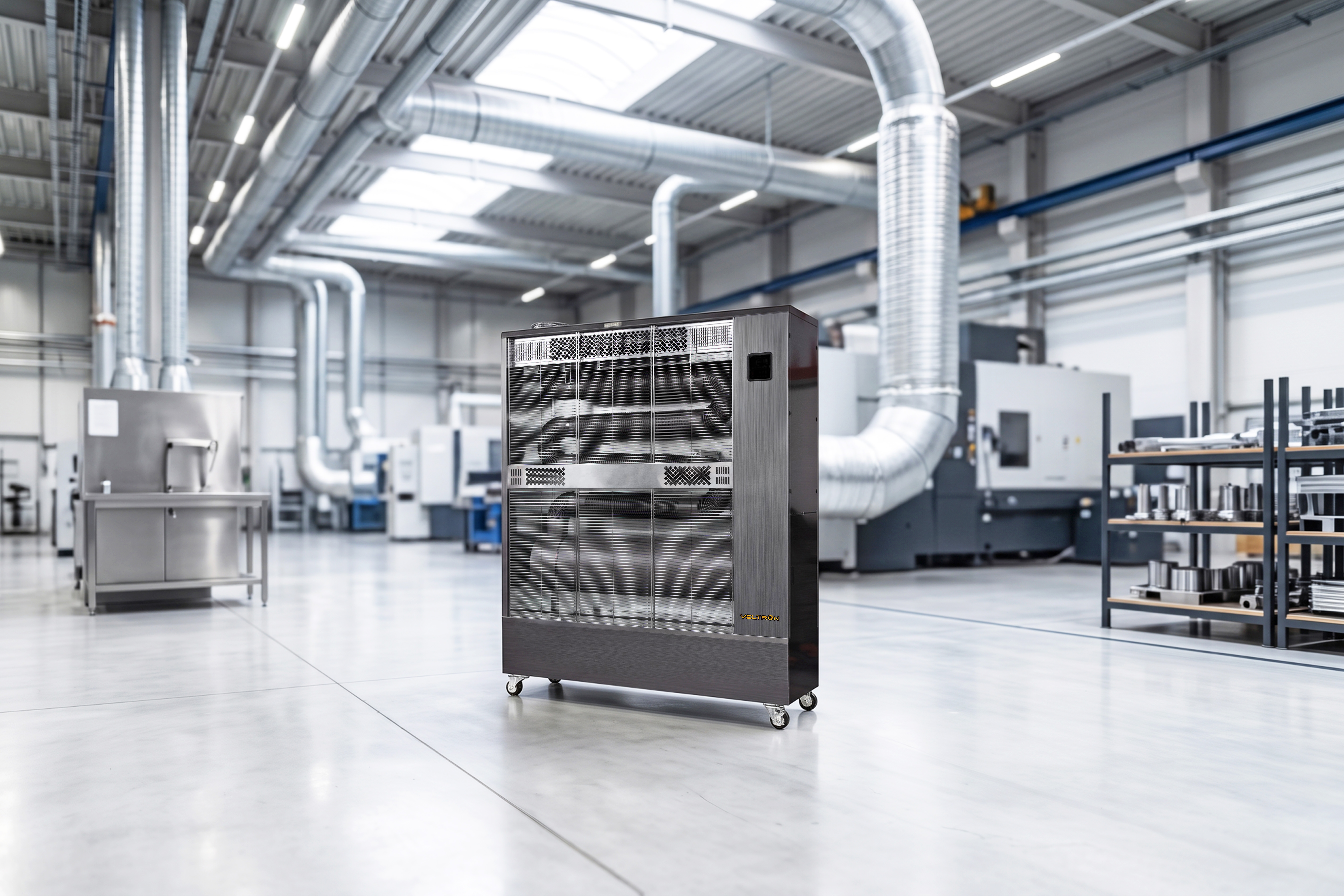 Veltron-värmare i industri